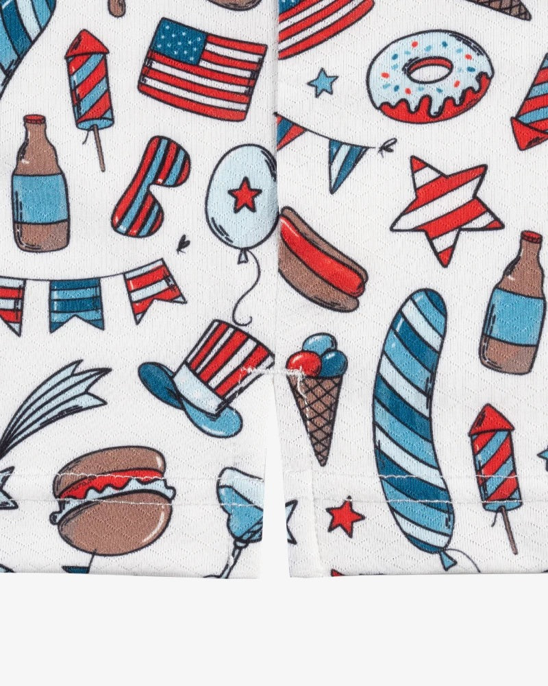 GOLF GODS - GOLF GODS Men's Party in the USA Cool Tech Performance Polo - The Agora Bangkok