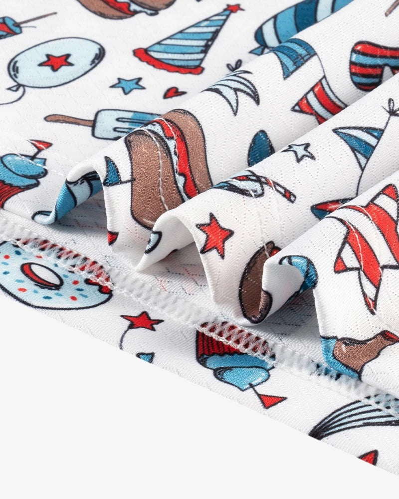 GOLF GODS - GOLF GODS Men's Party in the USA Cool Tech Performance Polo - The Agora Bangkok