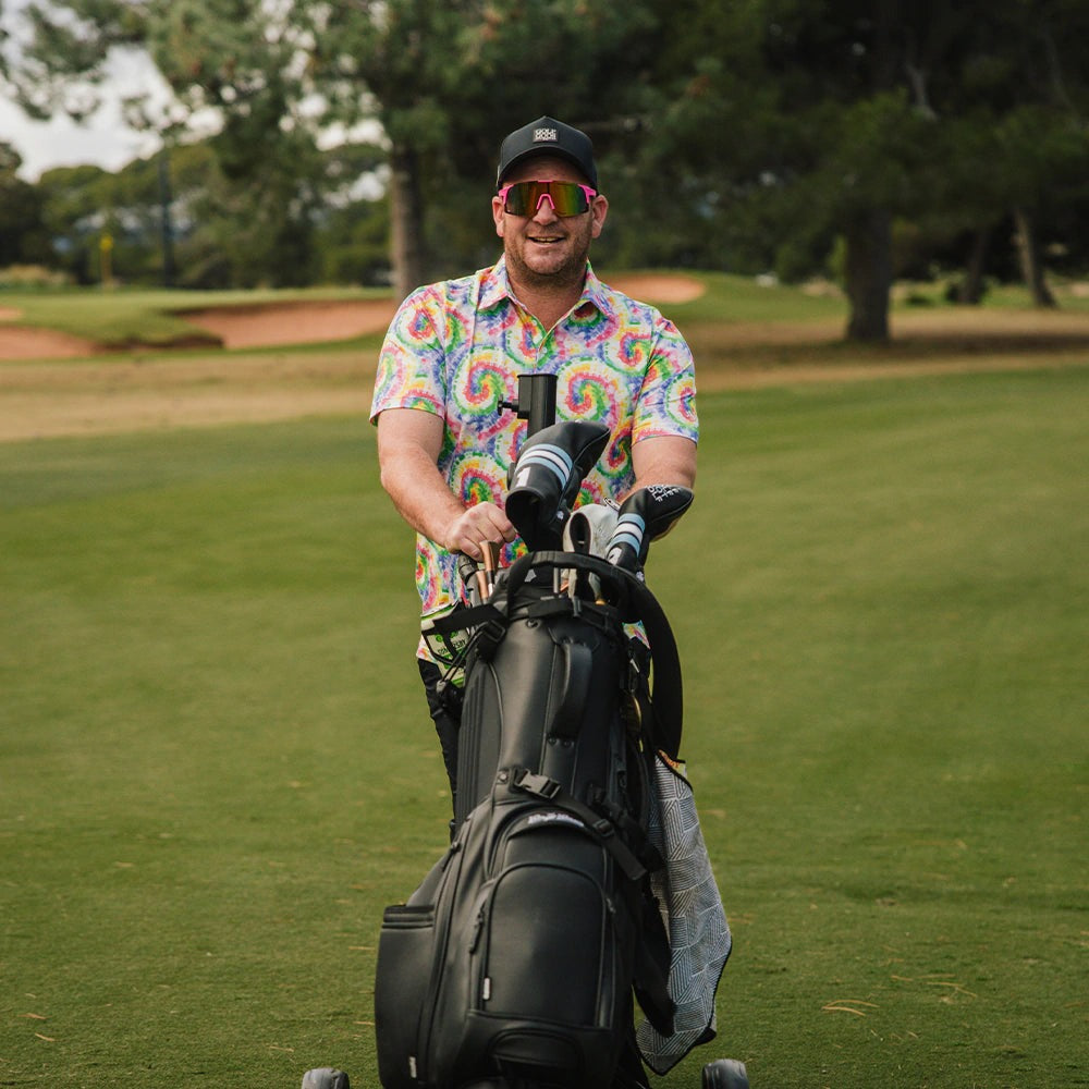 GOLFGODSRainbowRhapsodyCoolTechPerformanceGolfPolo05 model