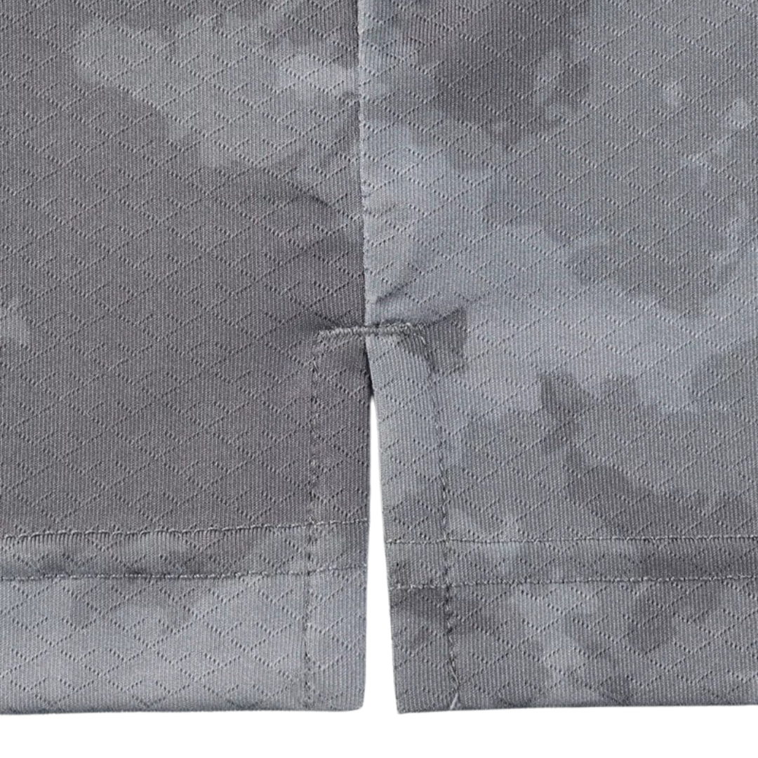 GOLF GODS - GOLF GODS Men's Tie Dye Grey Cool Tech Performance Polo - The Agora Bangkok