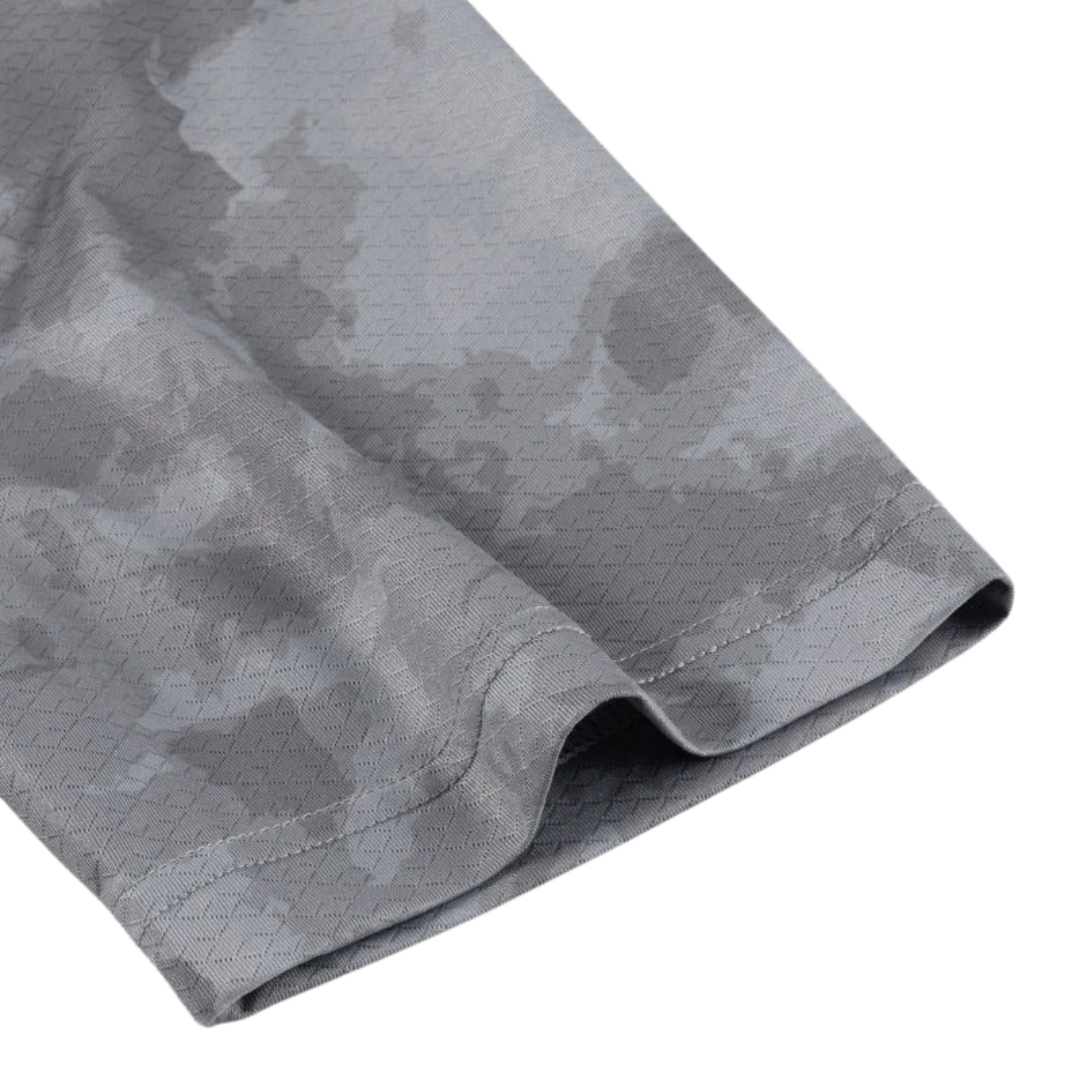 GOLF GODS - GOLF GODS Men's Tie Dye Grey Cool Tech Performance Polo - The Agora Bangkok