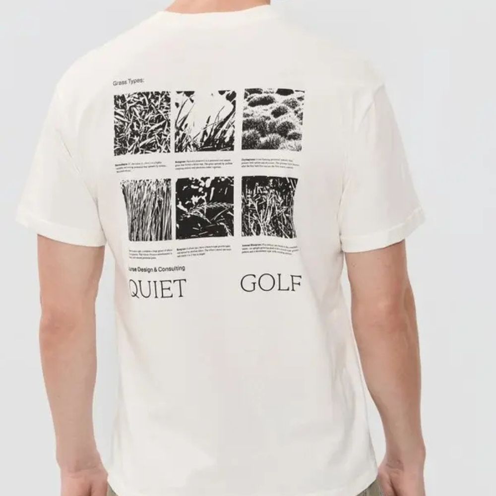 QUIET GOLF - QUIET GOLF Men's Grass Types T-shirt - The Agora Bangkok
