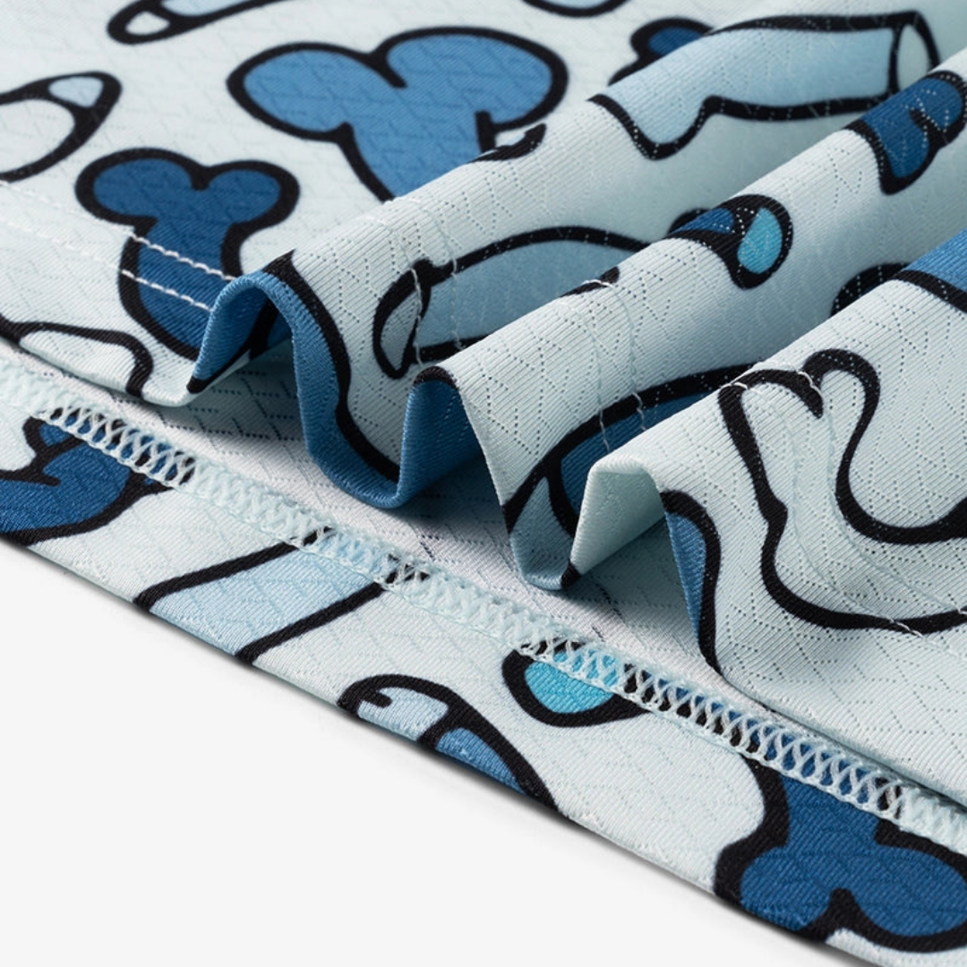 GOLF GODS - GOLF GODS Men's Ding Dong Blue Cool Tech Performance Polo - The Agora Bangkok