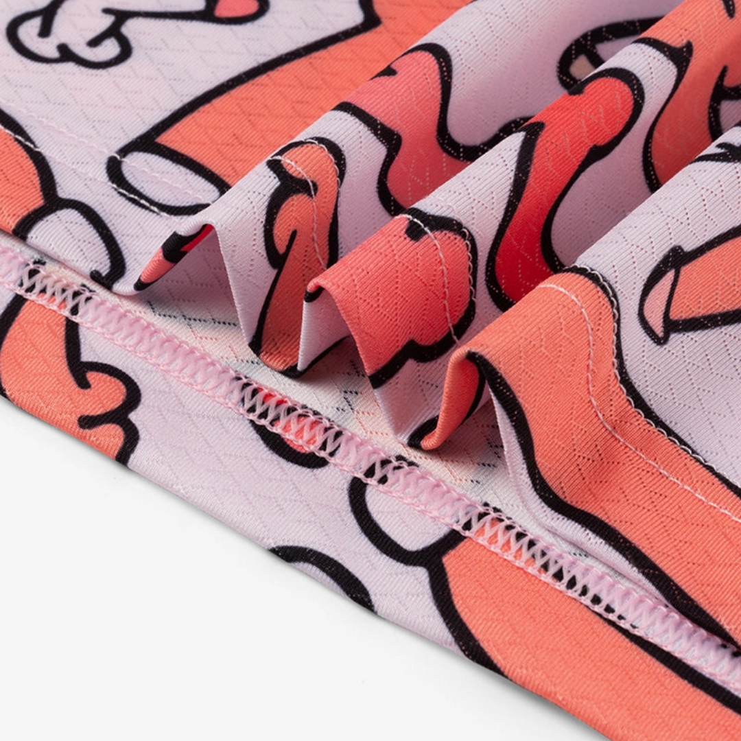 GOLF GODS - GOLF GODS Men's Ding Dong Pink Cool Tech Performance Polo - The Agora Bangkok