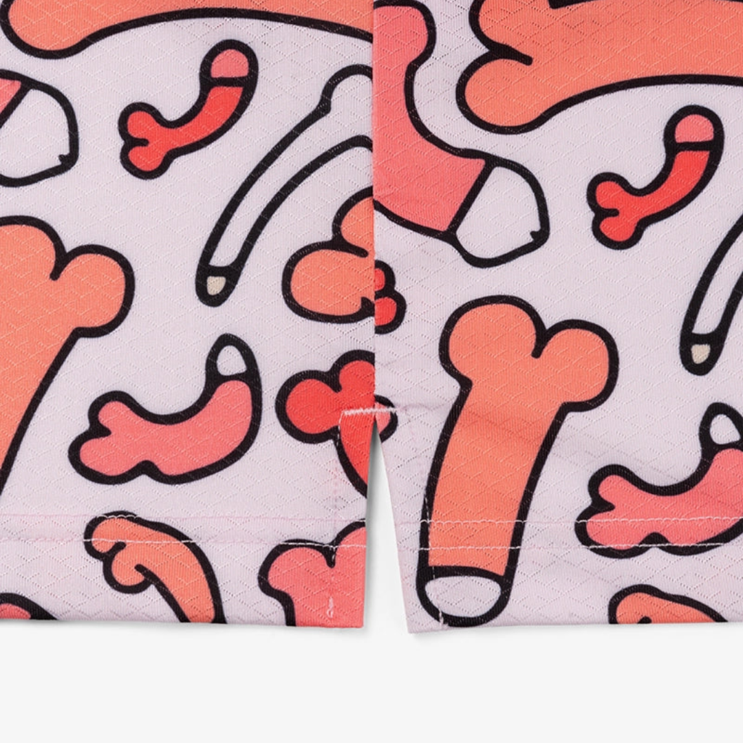 GOLF GODS - GOLF GODS Men's Ding Dong Pink Cool Tech Performance Polo - The Agora Bangkok