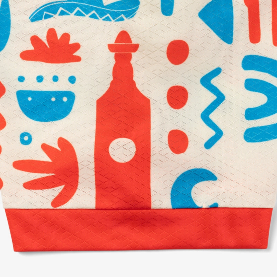 GOLF GODS - GOLF GODS Men's Tacos & Tequila Cool Tech Performance Polo - The Agora Bangkok