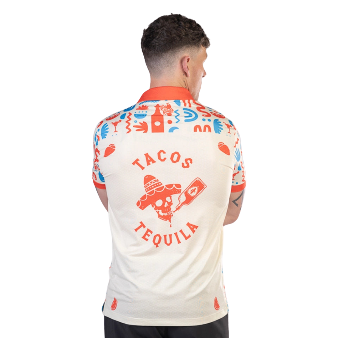 GOLF GODS - GOLF GODS Men's Tacos & Tequila Cool Tech Performance Polo - The Agora Bangkok