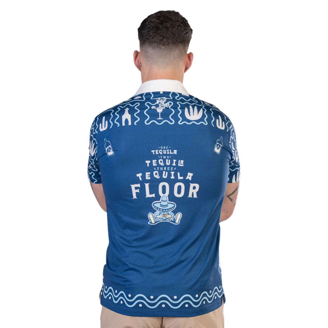 GOLF GODS - GOLF GODS Men's Tequila Floor Cool Tech Performance Polo - The Agora Bangkok