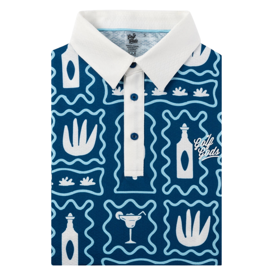 GOLF GODS - GOLF GODS Men's Tequila Floor Cool Tech Performance Polo - The Agora Bangkok