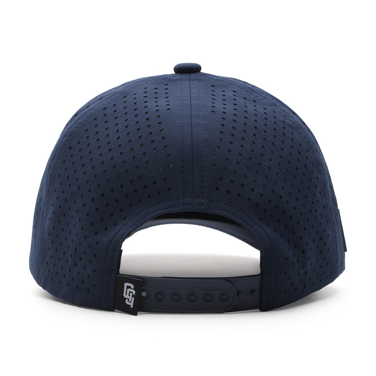 Golf Gods - TOUR PRO Golf Gods Script Golf Hat in Navy with Curved Brim 