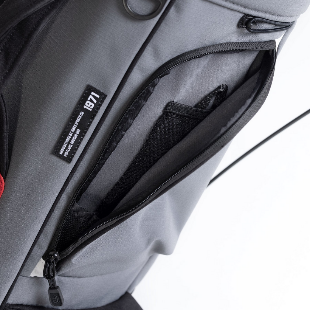 JONES SPORTS - JONES SPORTS Rover Stand Bag Charcoal / Black / Red - The Agora Bangkok