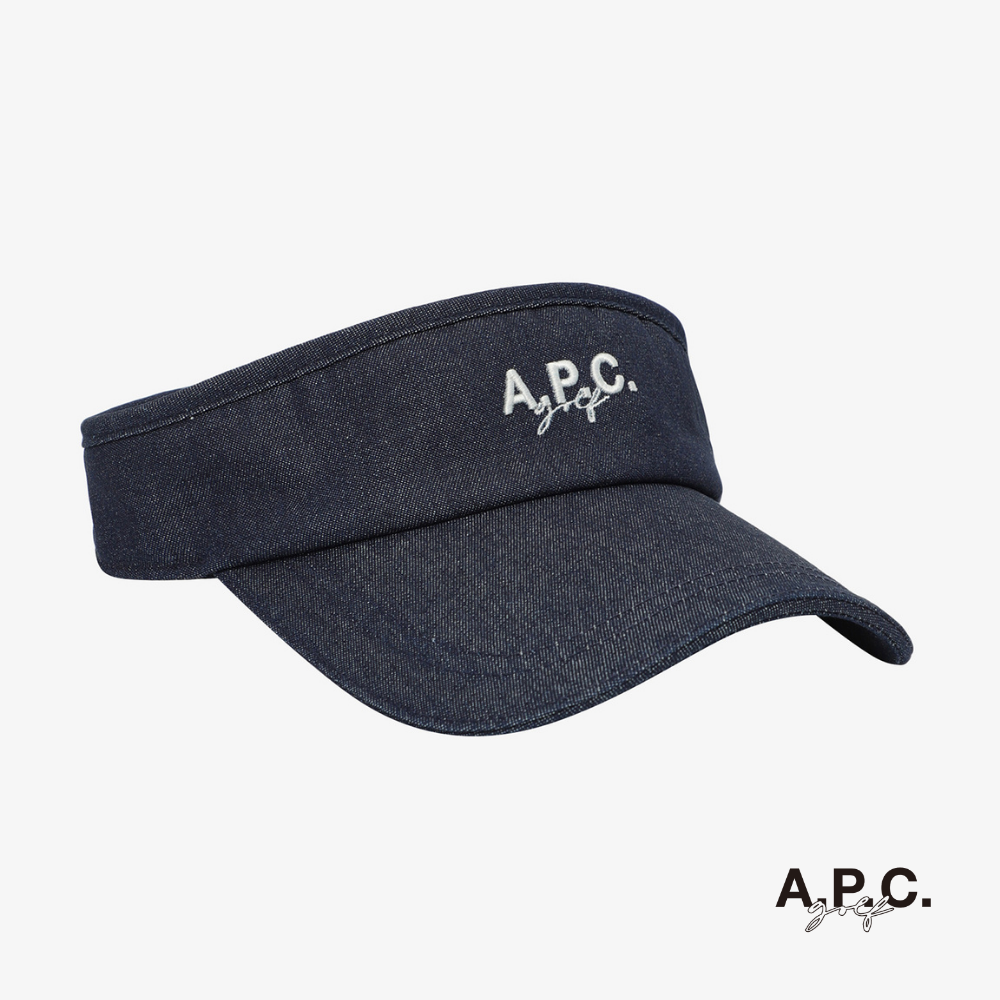 A.P.C. GOLF - A.P.C. Golf Jean Sun Visor - Indigo - The Agora Bangkok