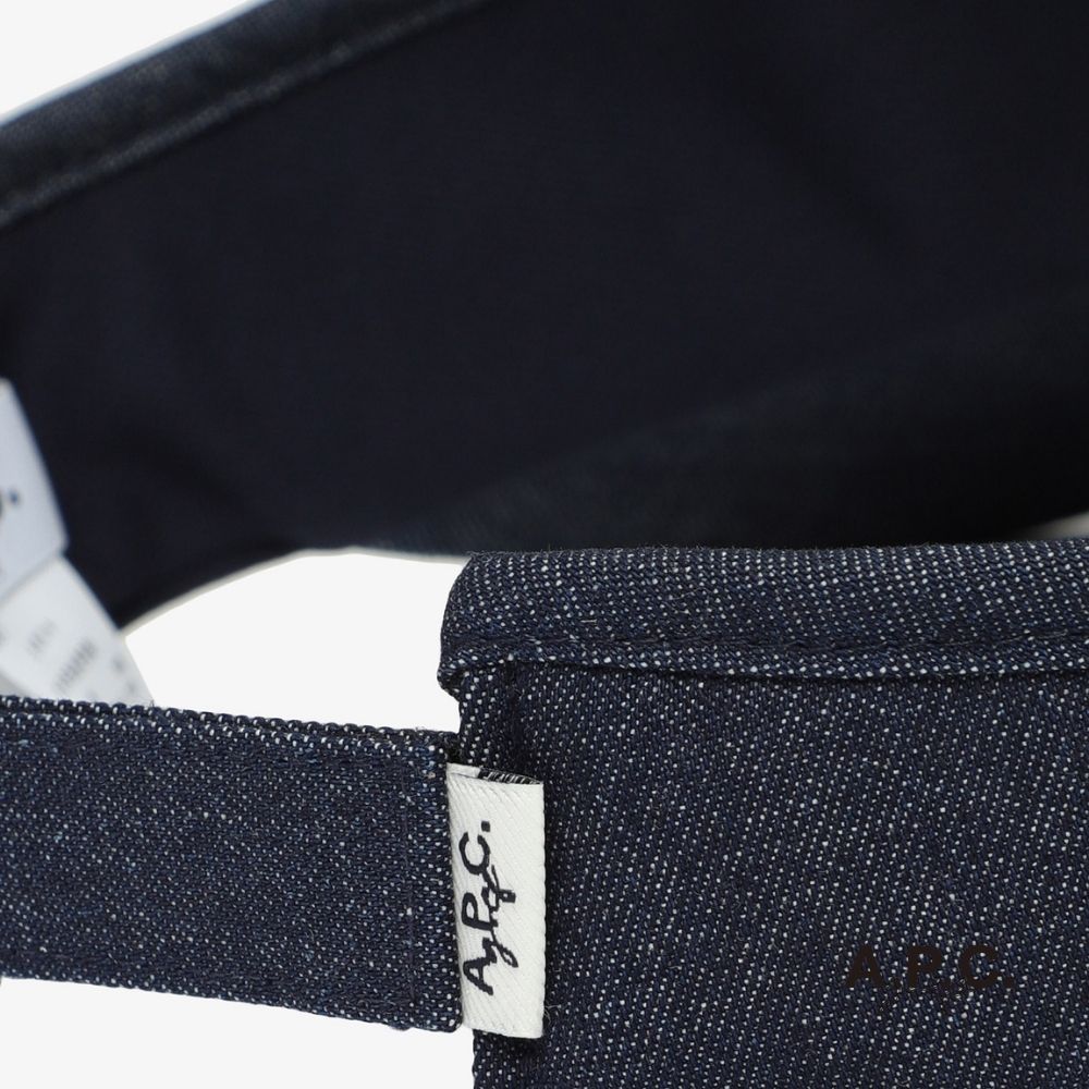 A.P.C. GOLF - A.P.C. Golf Jean Sun Visor - Indigo - The Agora Bangkok