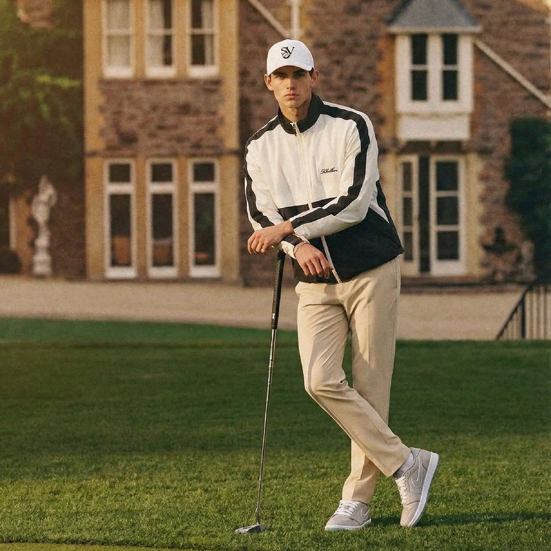 KHALHON GOLF - KHALHON GOLF Men's The Varsity Block Windbreaker - The Agora Bangkok