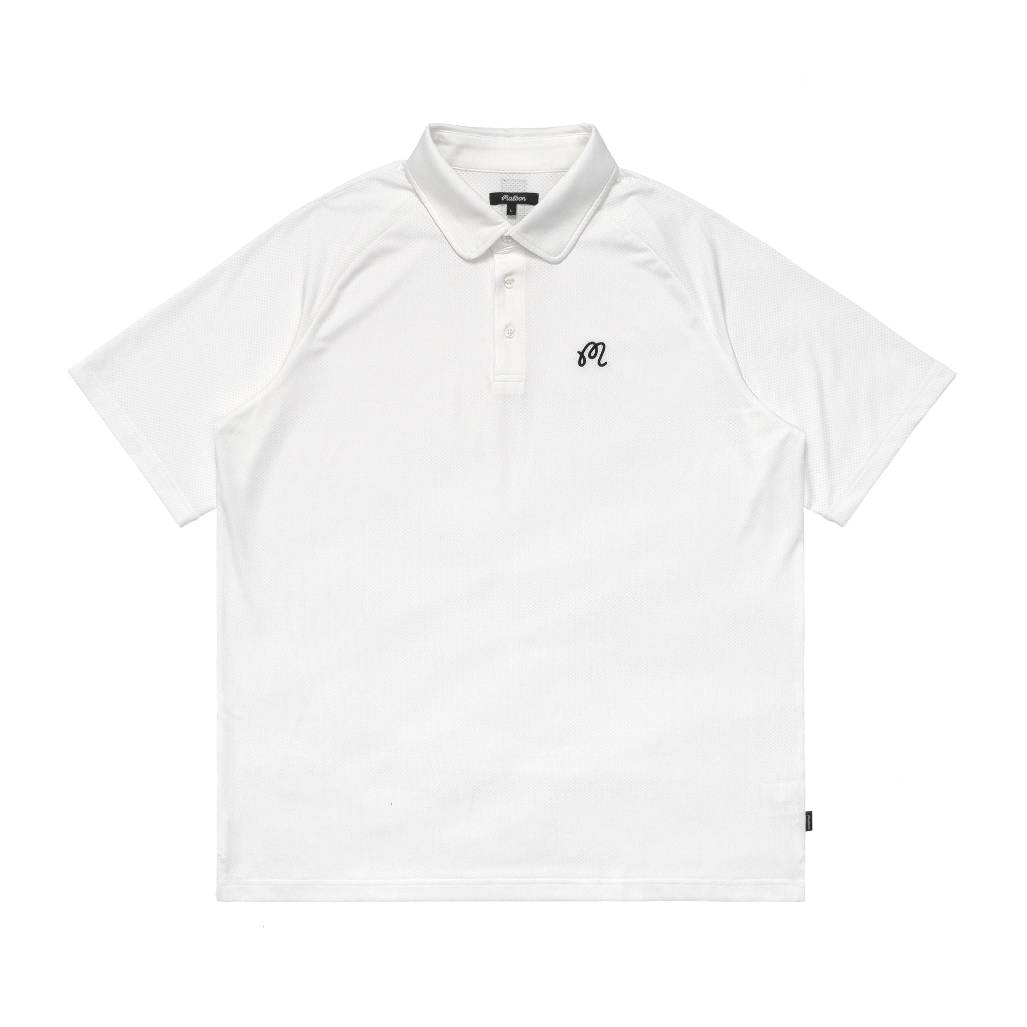 MALBON GOLF Men's A Mar Blackbird Polo