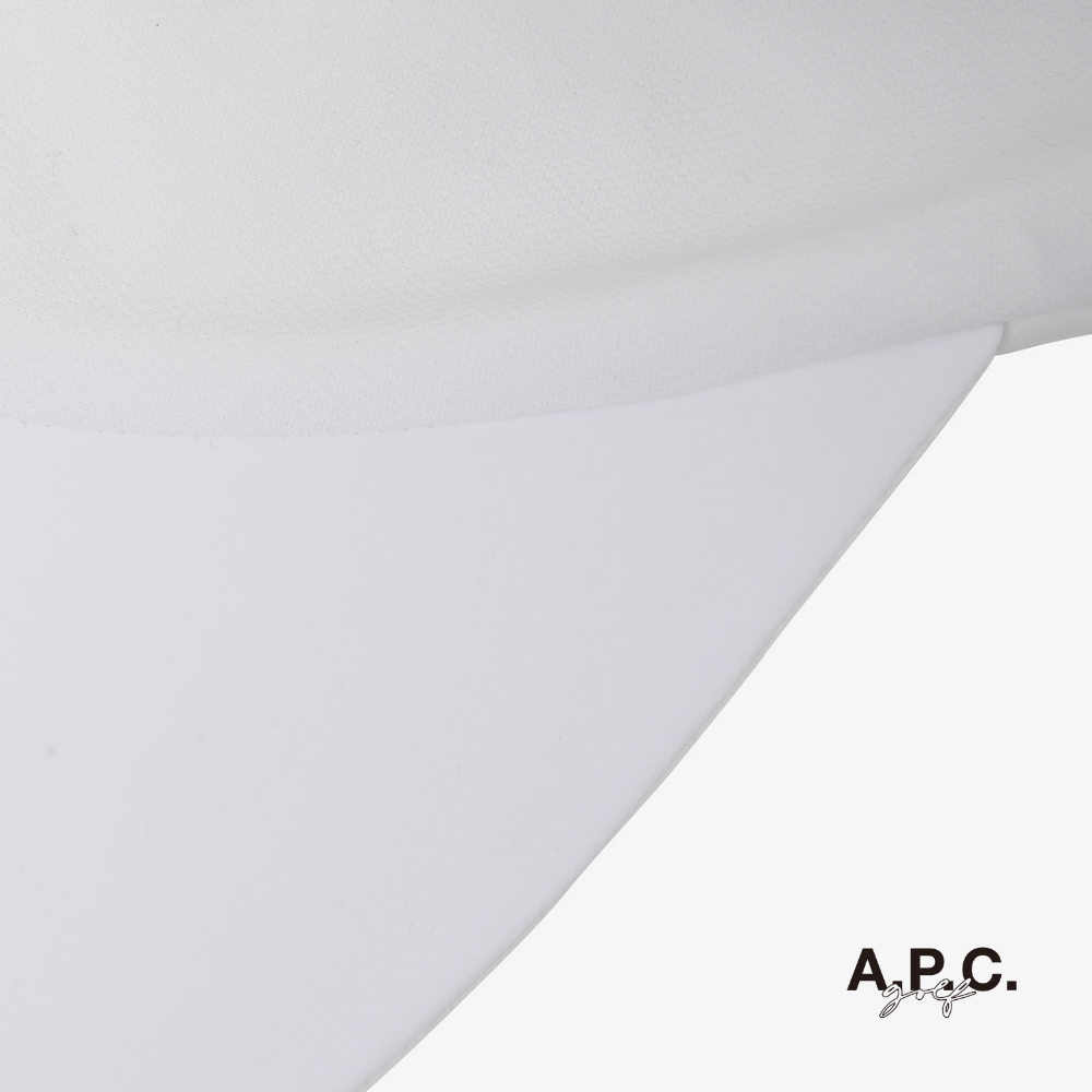 A.P.C. GOLF - A.P.C. Golf Lardy Sun Visor - White - The Agora Bangkok