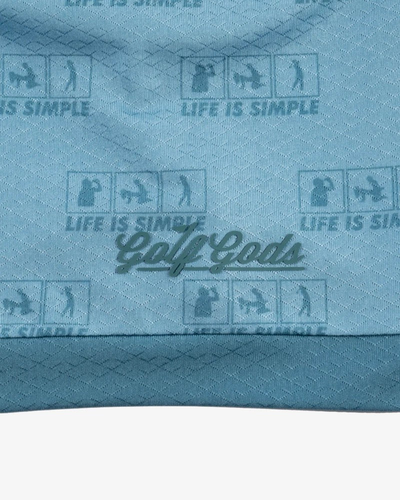 GOLF GODS - GOLF GODS Men's Life is Simple Cool Tech Performance Polo - The Agora Bangkok