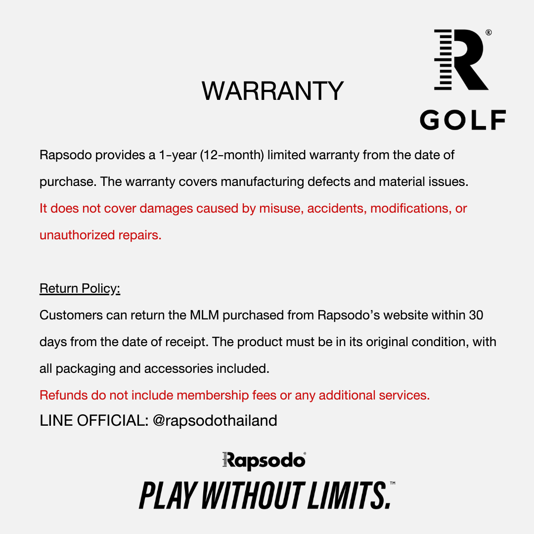 RAPSODO - RAPSODO MLM2PRO Golf Launch Monitor - The Agora Bangkok