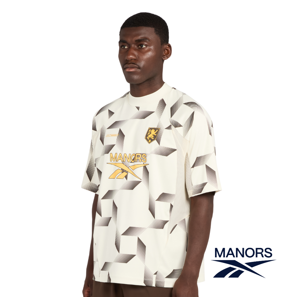 MANORS - MANORS X REEBOK MOCK NECK POLO (PEBBLE) - The Agora Bangkok