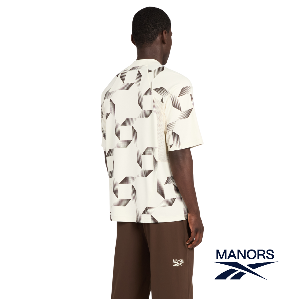 MANORS - MANORS X REEBOK MOCK NECK POLO (PEBBLE) - The Agora Bangkok