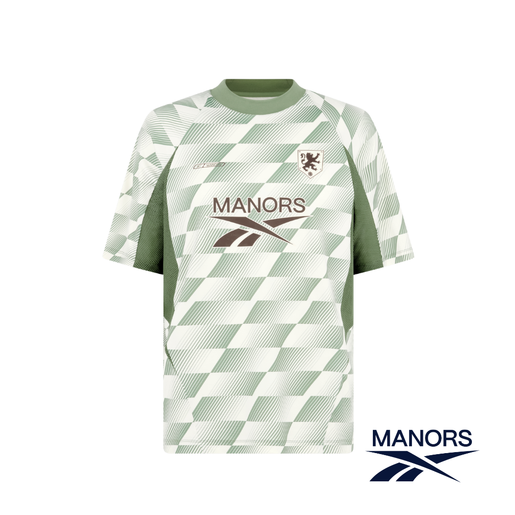MANORS - MANORS X REEBOK MOCK NECK POLO (GREEN) - The Agora Bangkok