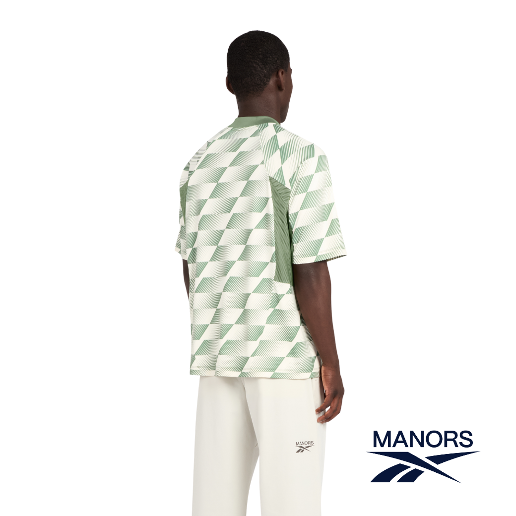 MANORS - MANORS X REEBOK MOCK NECK POLO (GREEN) - The Agora Bangkok