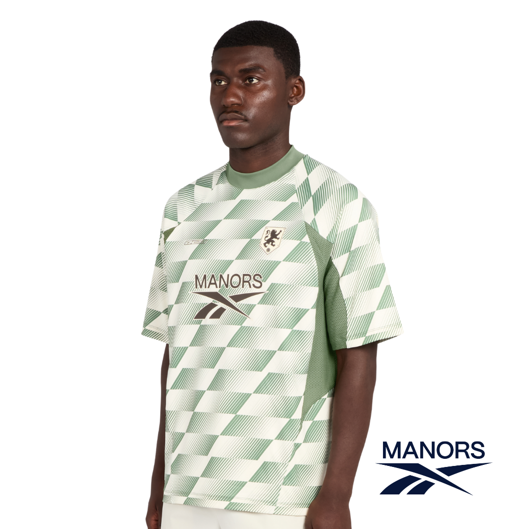MANORS - MANORS X REEBOK MOCK NECK POLO (GREEN) - The Agora Bangkok