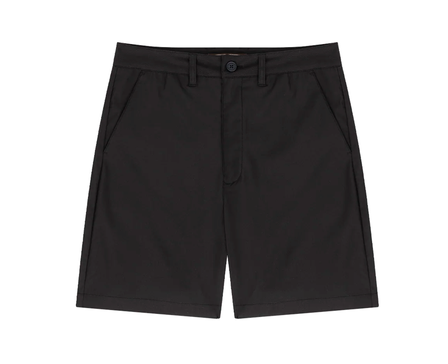 quiet golf player shorts front black