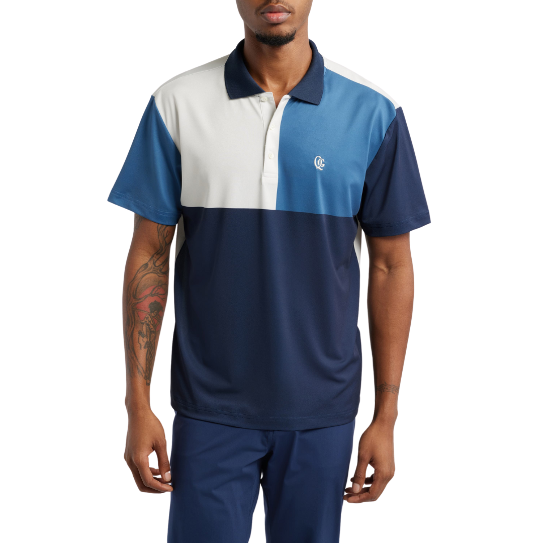 QUIET GOLF - QUIET GOLF Men's Monogram Swatch Polo - The Agora Bangkok