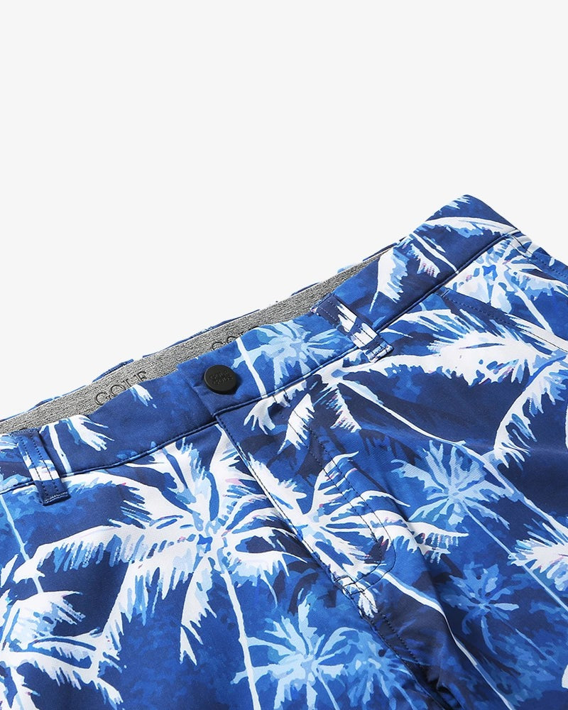 NauticalPalmsSoftFeelGolfShorts04 detail