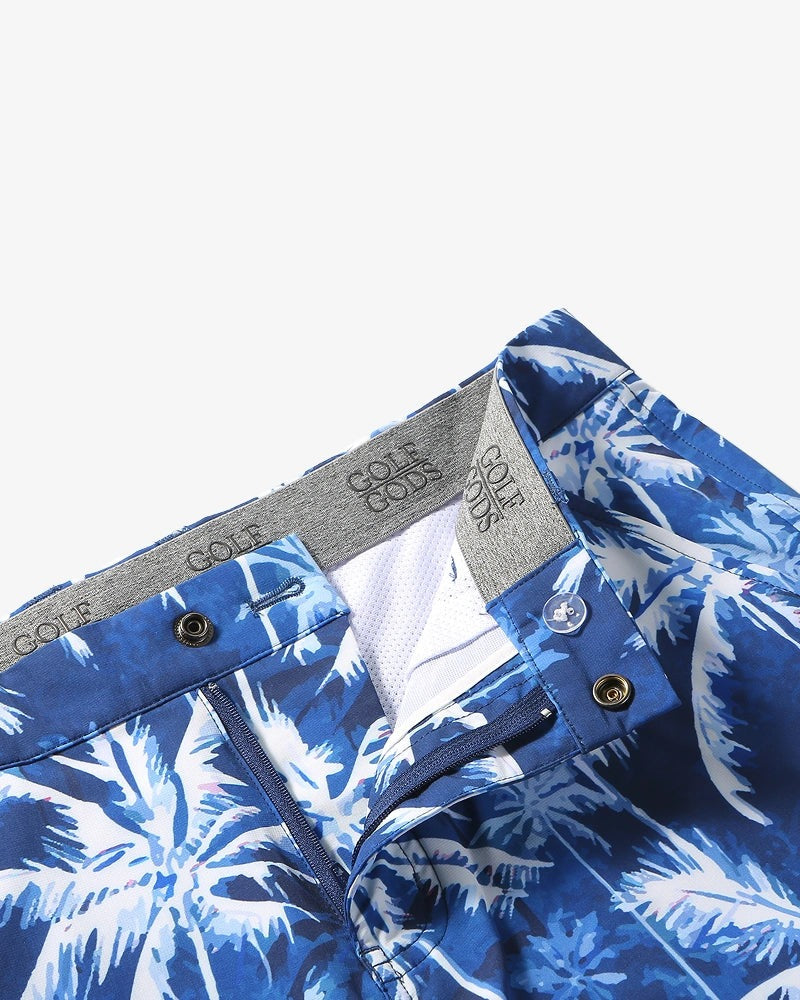 NauticalPalmsSoftFeelGolfShorts05 detail