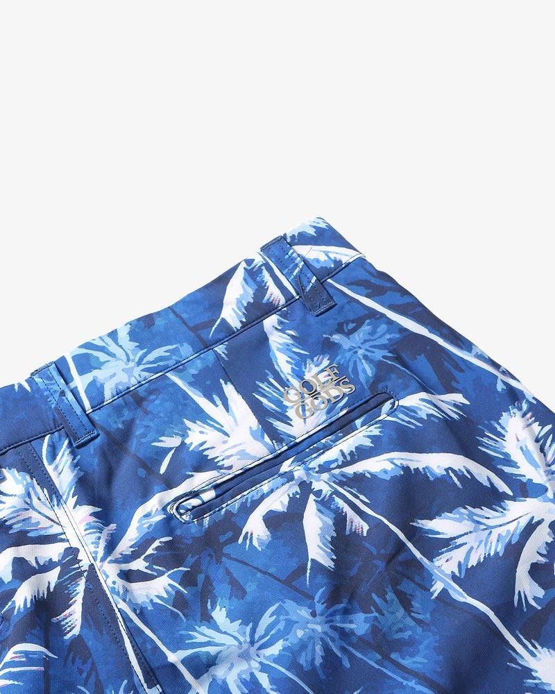 NauticalPalmsSoftFeelGolfShorts06 detail