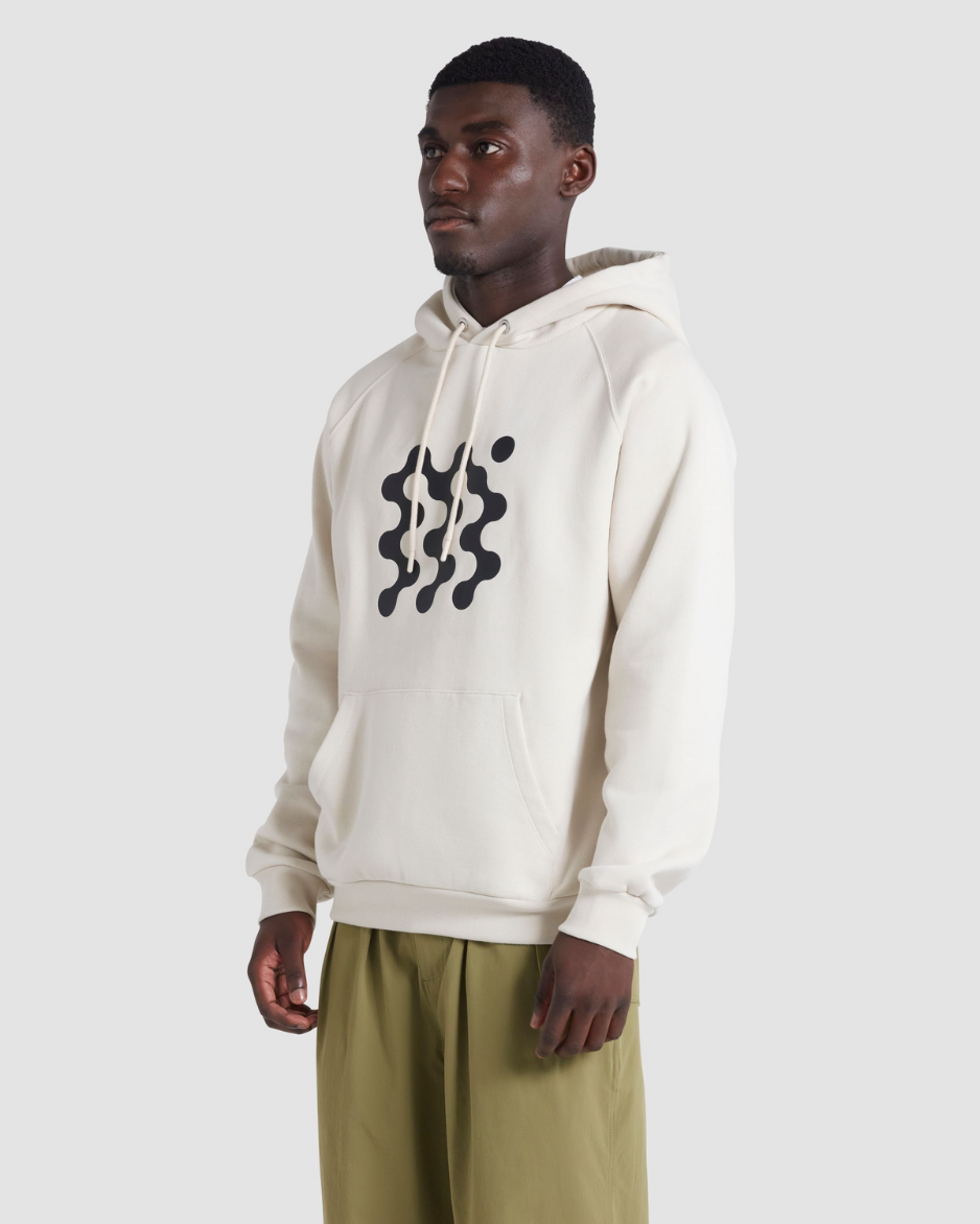 MANORS Men's Organic Eighteenth Hoodie Model Side 