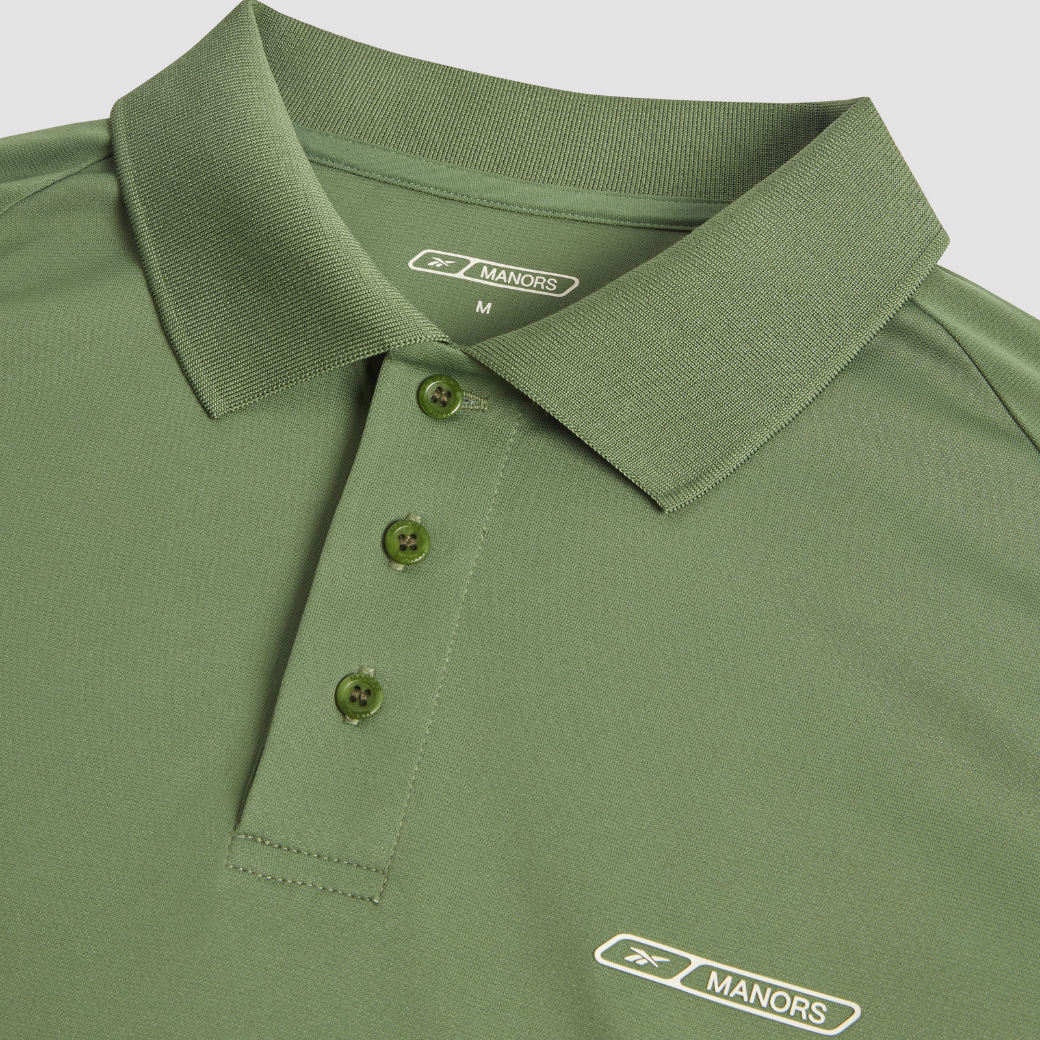 MANORS - MANORS X REEBOK RECYCLED POLO - LEGACY GREEN - The Agora Bangkok