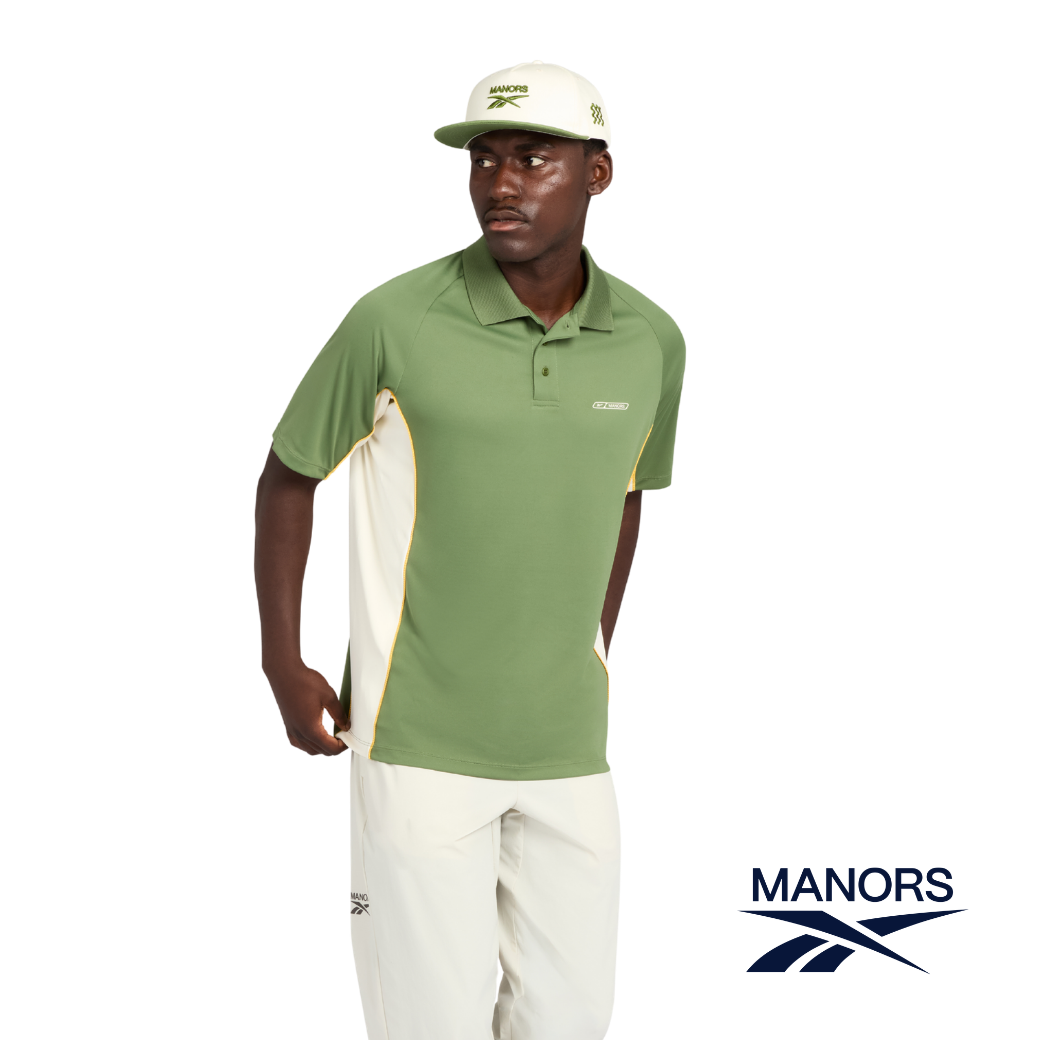 MANORS - MANORS X REEBOK RECYCLED POLO - LEGACY GREEN - The Agora Bangkok