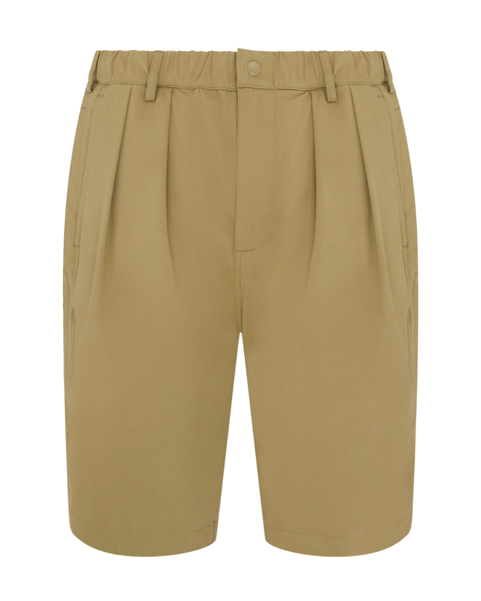 MANORS Men's Recycled Greenskeeper Shorts Olive Front 