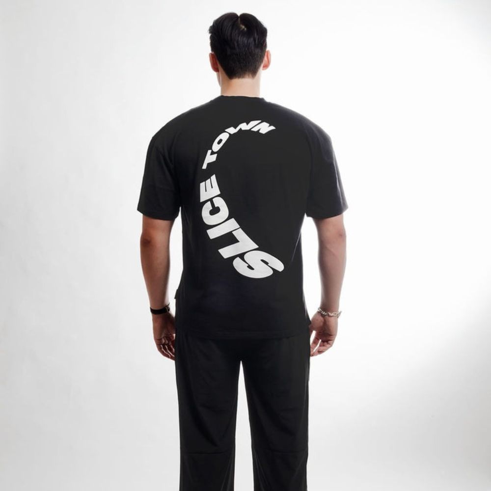 SLICE TOWN - SLICE TOWN Relaxed Fit T-Shirt - The Agora Bangkok