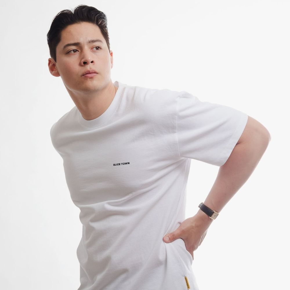 SLICE TOWN - SLICE TOWN Relaxed Fit T-Shirt - The Agora Bangkok
