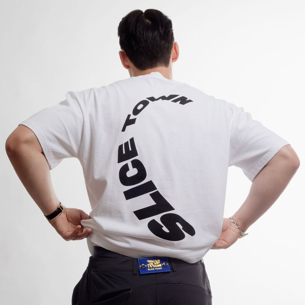 SLICE TOWN - SLICE TOWN Relaxed Fit T-Shirt - The Agora Bangkok