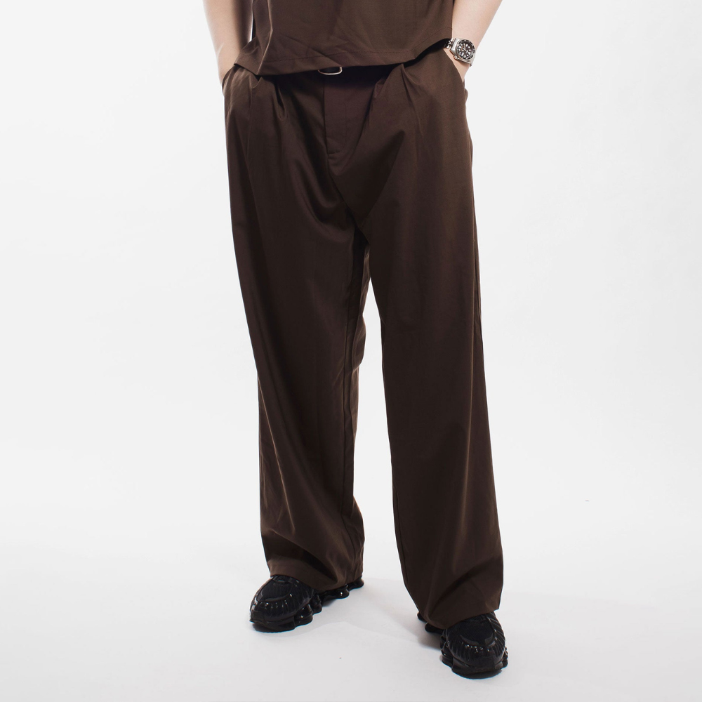 SLICE TOWN - SLICE TOWN Men's Wide Pleated Pants - The Agora Bangkok