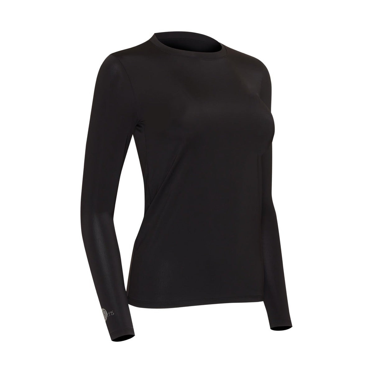 SPARMS Women's Round Neck 99.8% Sun Protection Black