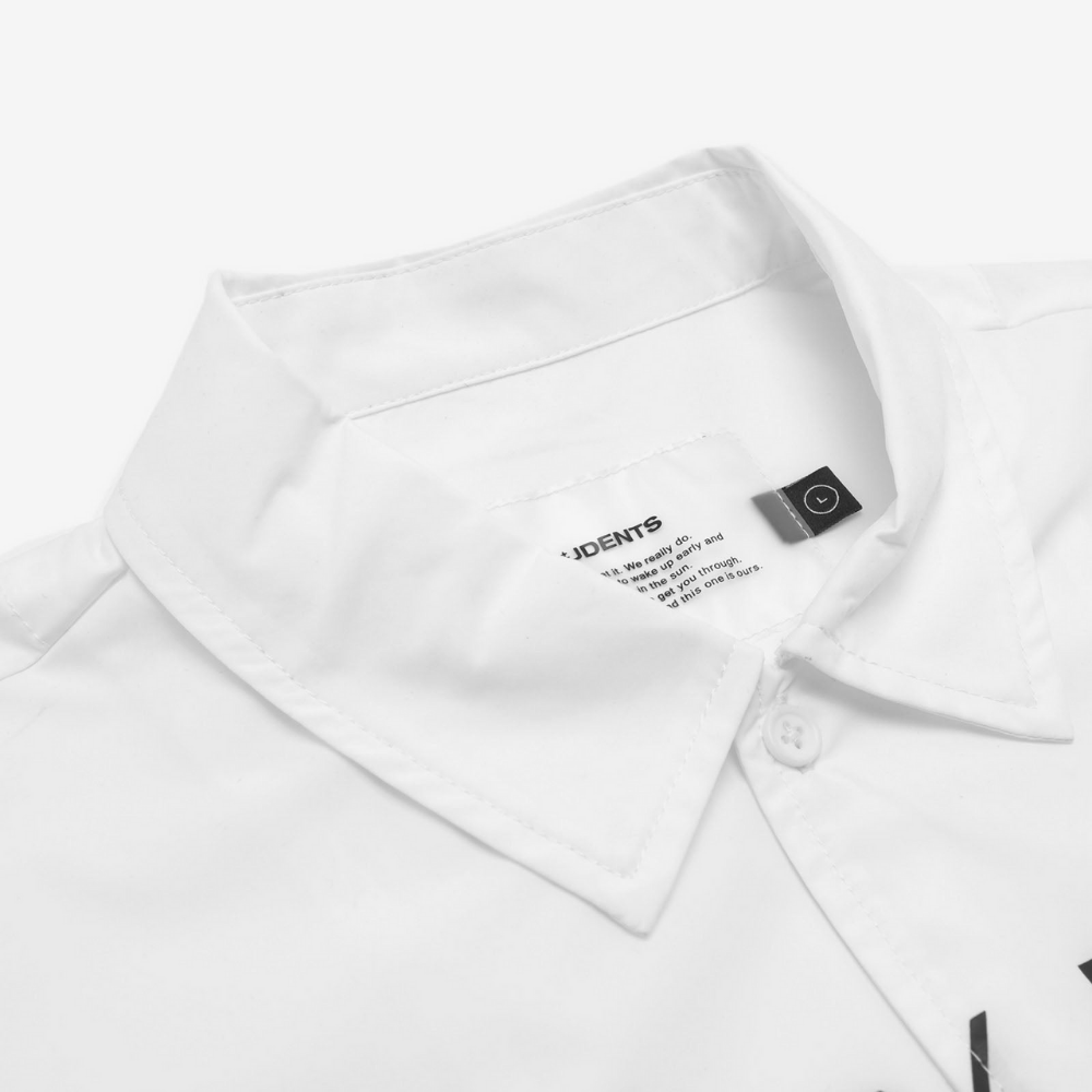 STUDENTS GOLF - STUDENTS GOLF Men's Educate S/S Poplin Button-Up Shirt - The Agora Bangkok