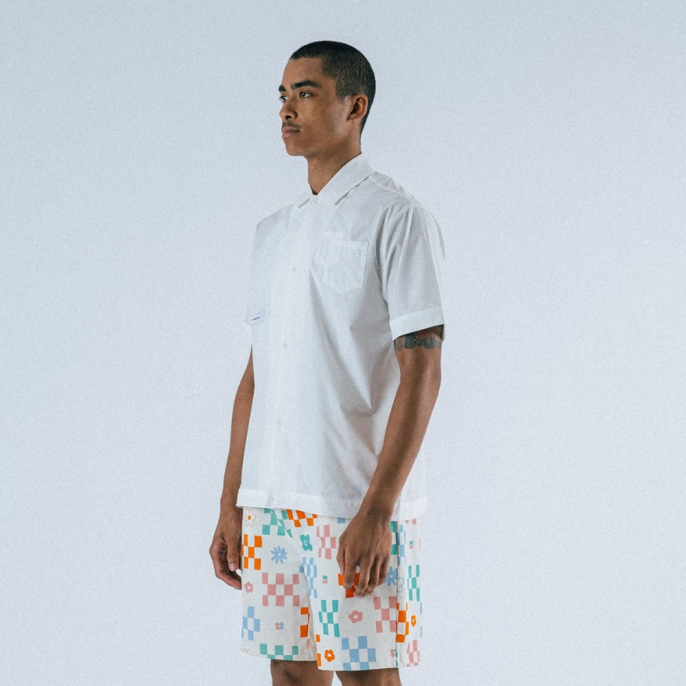 STUDENTS GOLF - STUDENTS GOLF Men's Oxford S/S Poplin Button-Up Shirt - The Agora Bangkok