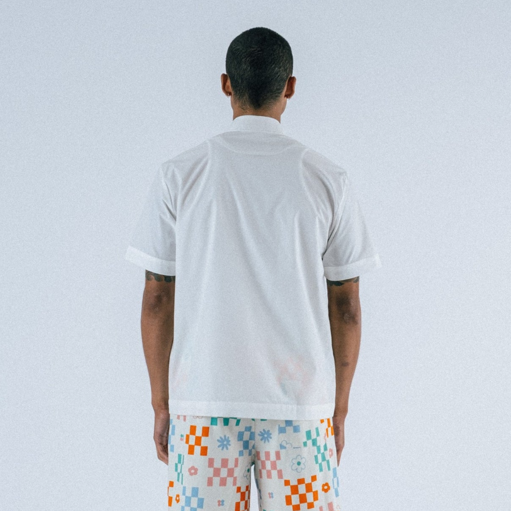 STUDENTS GOLF - STUDENTS GOLF Men's Oxford S/S Poplin Button-Up Shirt - The Agora Bangkok