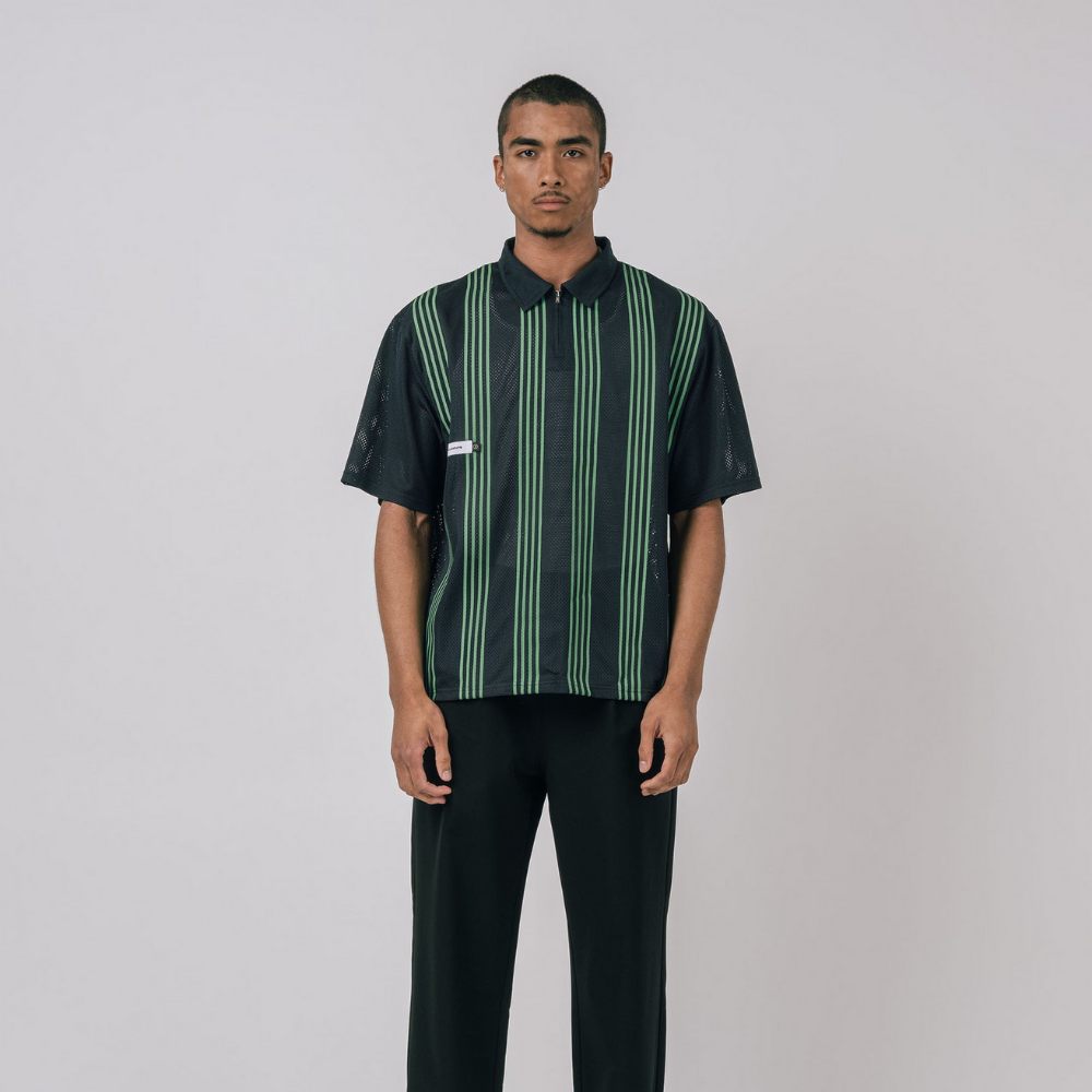 STUDENTS GOLF - STUDENTS GOLF Men's Howards S/S Mesh Zip Polo - The Agora Bangkok