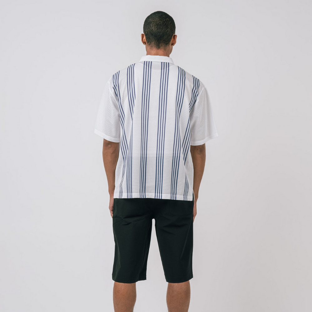 STUDENTS GOLF - STUDENTS GOLF Men's Howards S/S Mesh Zip Polo - The Agora Bangkok