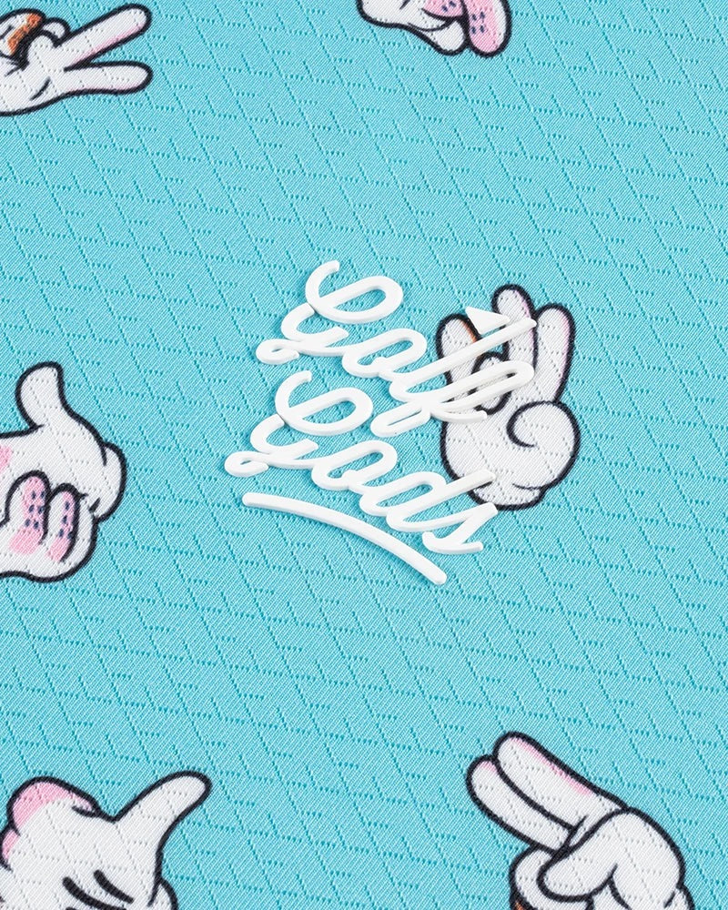 GOLF GODS - GOLF GODS Men's Shocker Cool Tech Performance in Teal - The Agora Bangkok