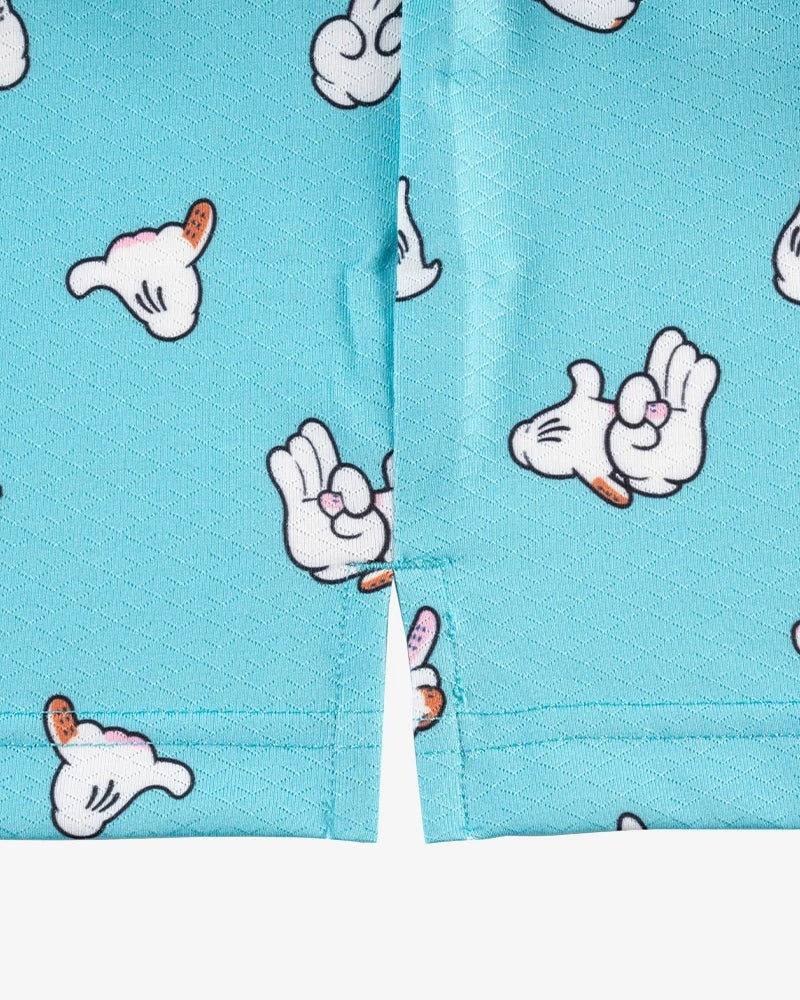 GOLF GODS - GOLF GODS Men's Shocker Cool Tech Performance in Teal - The Agora Bangkok