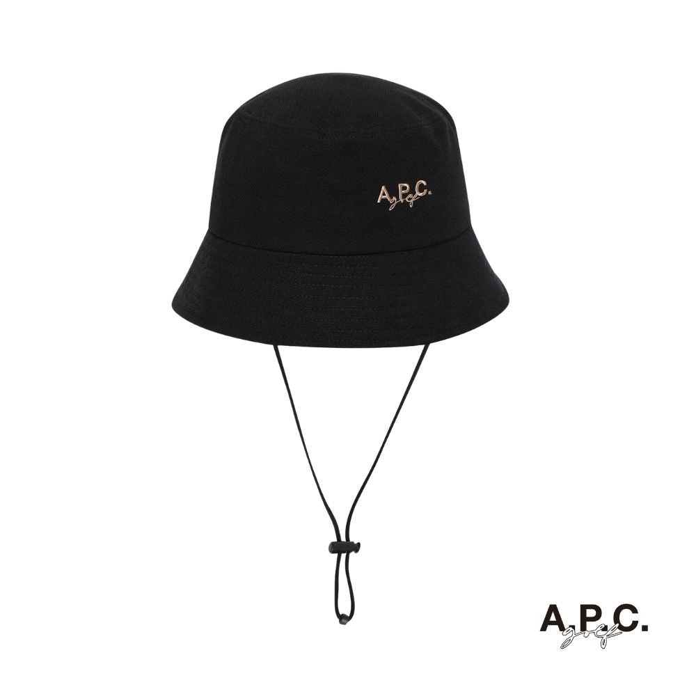 A.P.C. GOLF - A.P.C. Golf Simon Bucket Hat - Black - The Agora Bangkok
