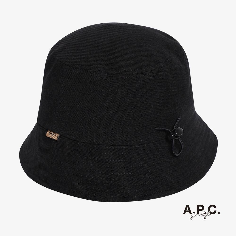A.P.C. GOLF - A.P.C. Golf Simon Bucket Hat - Black - The Agora Bangkok